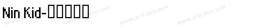 Nin Kid字体转换
